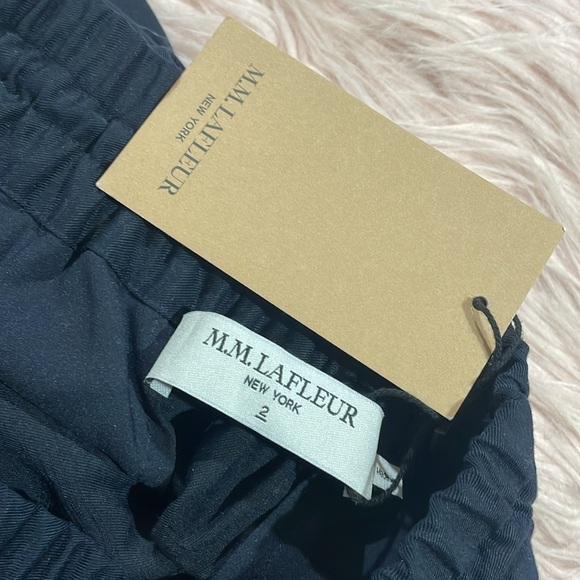 NWT M.M.Lafleur Shane Everyday Twill Pant Midnight Navy - Picture 4 of 11